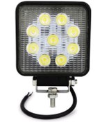 Resim Genel Markalar ÇALIŞMA LAMBASI 9 LEDLİ KARE 27W (POWER LED) 