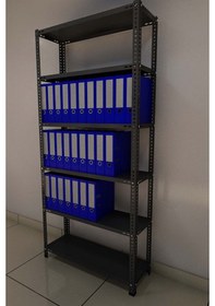 Resim Uzmangrupraf Uzman Grup Raf Çelik Raf-6 Raflı 2Metre 43X93 Çelik Raf-Depo Rafı 