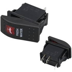 Resim Powermaster Hidrafor Sembollü Işıklı 3 Pinli On-off 12-24v Marin Switch-179259 