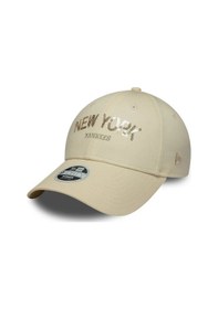 Resim New Era Wmns Sequın Wordmark 9forty Neyyan Unisex Şapka 60771753 Bej 