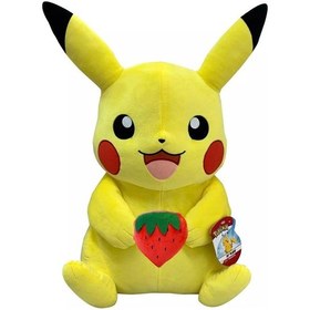 Resim Çilek Pikachu Peluş Oyuncak Pokemon Peluş Oyuncak Büyük Boy Uyku Arkadaşı Pikachu 40cm Büyük Boy Diğer 