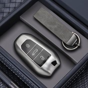 Resim PEUGEOT 208, 308, 408, 508, 2008, 3008, 4008, 5008 T9 Serisi için Anahtar Kılıfı - Çizilmeye Karşı Dayanıklı İnce TPU Koruyucu Kasa ve Sinyal Engellemez Tasarım (Gri), Araç Aksesuarı, Şık Tasarım, Dayanıklı Malzeme 