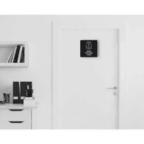 Resim BK Gift Erkek Soyunma Odası Kapı Yönlendirme Levhası 