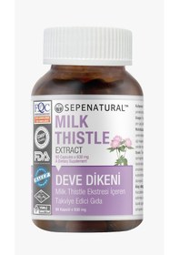 Resim Sepe Natural Milk Thistle Devedikeni Ekstresi Full Potency 90 Kapsül x 930 MG 