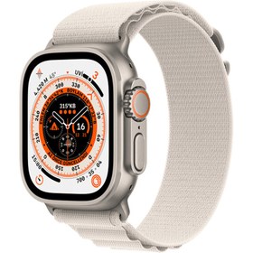 Resim Apple Watch Ultra Gps+cell 49mm Yıldız Işığı Titanyum Kasa Ve Alpine Yıldız Işığı Kordon S 