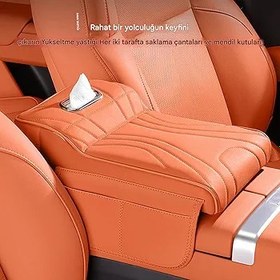 Resim Kol Dayama Kılıfı | Otomobil Kol Dayama Koruyucu Pedi - Çoğu Araç İçin Orta Konsol Yastığı 
