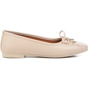 Resim Krem İnce Taban Hafif Kadın Babet B-34 Z Krem 