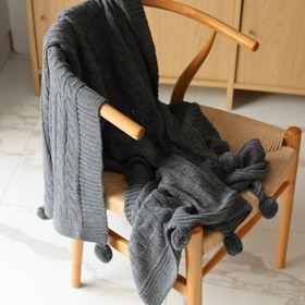 Resim Nova Triko Throw Örtü 130x150 cm Füme - 130x150 cm 