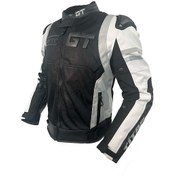 Resim Forte GT Titan Hörgüçlü Motosiklet Montu Beyaz - Siyah 