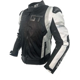 Resim Forte GT Titan Hörgüçlü Motosiklet Montu Beyaz - Siyah 