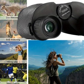 Resim Yüksek Çözünürlüklü 10X Zum Dürbün - Ergonomik Tutuş, Dayanıklı Kauçuk Malzeme, Siyah, Açık Hava Keşfi ve Kuş Gözlemi İçin İdeal | Outdoor Ekipman | Ergonomik Tasarım | Kauçuk Yapı 