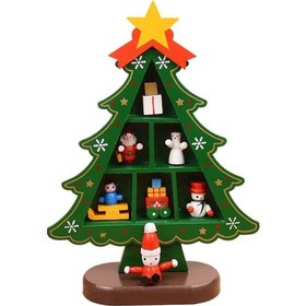 Resim Homyl Bölmeli Yılbaşı Ağacı Küçük-kareli-yeşil 