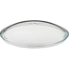 Resim Tantitoni Tencere Tava Kapak 24 cm Cam Pyrex Kulpsuz 