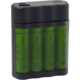 Resim GP X411 AA 2700 mAh Şarjlı Kalem Pil 4 Adet + Şarj Cihazı Gpx411270AAHCEMTB-2EAB4 