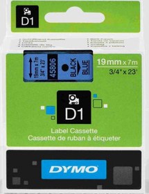 Resim Dymo 45806 D1 Yedek Şerit 19MMx7M Mavi\Siyah 