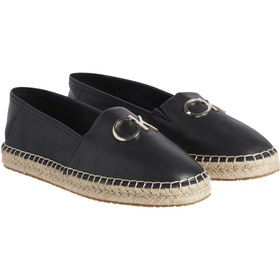 Resim Calvin Klein Deri Siyah Kadın Espadril Hw0hw00740bax 