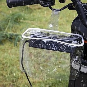 Resim Elektrikli Araç Şarj Cihazı Yağmur Kapağı | EV için Şarj Fişi Kapağı, Sert Hava Koşulları Koruyucu için Şeffaf Yağmur Geçirmez Koruma Çantası 