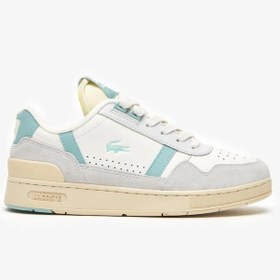 Resim Lacoste T-clip Womens Sneaker Kadın Günlük Spor Ayakkabı Krem Krem 