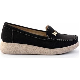 Resim Siyah Kadın Loafer Ayakkabı K01823016001 Çok Renkli 