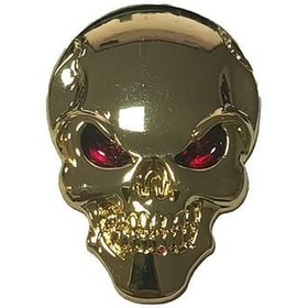 Resim Kurukafa Bagaj Logosu Gold 5×3.5 Cm 