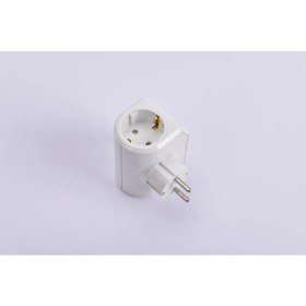 Resim Viko Yonca Plus Beyaz Üçlü Topraklı Priz 