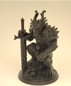 Resim shop Epik Canavar Savaşçı Figürü | 3D Baskı Masaüstü Dekorasyon 