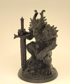 Resim shop Epik Canavar Savaşçı Figürü | 3D Baskı Masaüstü Dekorasyon 