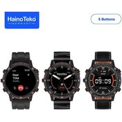 Resim GoMarkt Haino Teko RW-49 Akıllı Saat Ios ve Android Uyumlu 3 Kordonlu (Deri - Çelik - Plastik) 