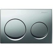 Resim Geberit Alpha Kumanda Kapagi Cift Basmali Parlak Krom 115.040.21.5 