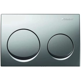 Resim Geberit Alpha Kumanda Kapagi Cift Basmali Parlak Krom 115.040.21.5 