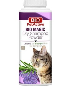 Resim Bio PetActive Biberiye ve Lavanta Özlü Kuru Kedi Şampuanı 150 G 