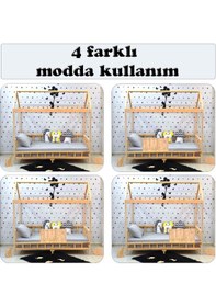 Resim Markaawm Markaawm Tren Montessori Yatak Çocuk Karyola Doğalçam Bebek Yatak 