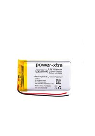 Resim Power-xtra Px103049 - 3.7v 1500 Mah Li-polymer Pil - Devreli 