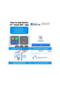 Resim Pazly Wifi Ve Btk Entegre Akıllı Termometre/higrometre - Ev, Sera, Garaj İçin Gerçek Zamanlı Ölçüm 