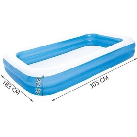 Resim Bestway Şişme Havuz 305x183x46cm Çok Renkli 