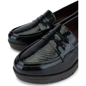 Resim Tamer Tanca Kadın Hakiki Deri Yeşil Kroko Comfort Ayakkabı 488 1042 Bn Ayk Sk25-26 Yesıl Krsk Rgn YESIL 