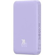 Resim Baseus Magsafe Mini Kablosuz 5000 mAh 20W PowerBank - Mor 