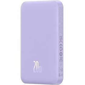 Resim Baseus Magsafe Mini Kablosuz 5000 mAh 20W PowerBank - Mor 