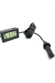 Resim TEKNO İSTANBUL Dijital Nem Ölçer Problu Kuluçka Nem Higrometre Termometre 