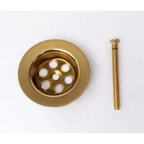 Resim Filo Altın Lavabo Sifon Süzgeci Lüx 