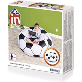 Resim Bestway Up In & Over Futbol Topu Şeklinde Şişme Koltuk 114 x 112 x 66 cm 