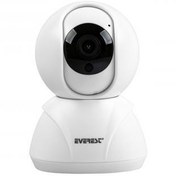 Resim Everest DF-841W 2MP 10MT Gece Görüşü 3.6MM Lens 2 Pan Tilt Motor ile 4 Yöne Dönme Dahili Mikrofon Ve Speaker Wi-Fi SD Kart İç Mekan Ip Kamera 