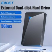 Resim EAGET 1TB USB 3.0 Harici Sabit Disk Taşınabilir Hdd Depolama Cihazı 2.5 inç USB 3.0 HDD Dahili Katı Hal Mekanik Sabit Disk 