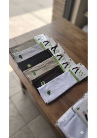 Resim Bambu Dizaltı Çorap 6'lı Paket Beyaz 