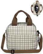 Resim Stylo Bye Bye Lunch Omuz Askılı Beslenme Çantası ve Termos Yemek Taşıma Çantası - Bej - Bej / Standart 