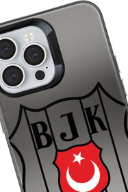 Resim Beşiktaş Büyük Arma Bayrak Premium Telefon Kılıfı - iPhone 13 Pro 