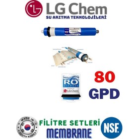 Resim LG Chem Gold Kırmızı Renk Abs Kırılmaz Kasa 14 Aşama 7 Filitre 12 Litrelik Su Arıtma Cihazı. 