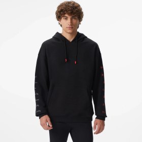 Resim Unıted4 X Monkey Project 7 Rules Unisex Siyah Sweatshirt U4xmph2 Siyah 