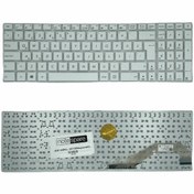 Resim Notespare Asus ile Uyumlu VivoBook 15 X540UA-DM911A22, 15 X540UA-DM911A23 Notebook Klavye Beyaz TR 