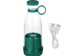 Resim Serenity Haven Taşınabilir USB Elektrikli Meyve Sıkacağı Yeşil Kompakt ve Pratik Blender 